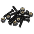 black steel skateboard hardware truck screws nuts trucks mounting