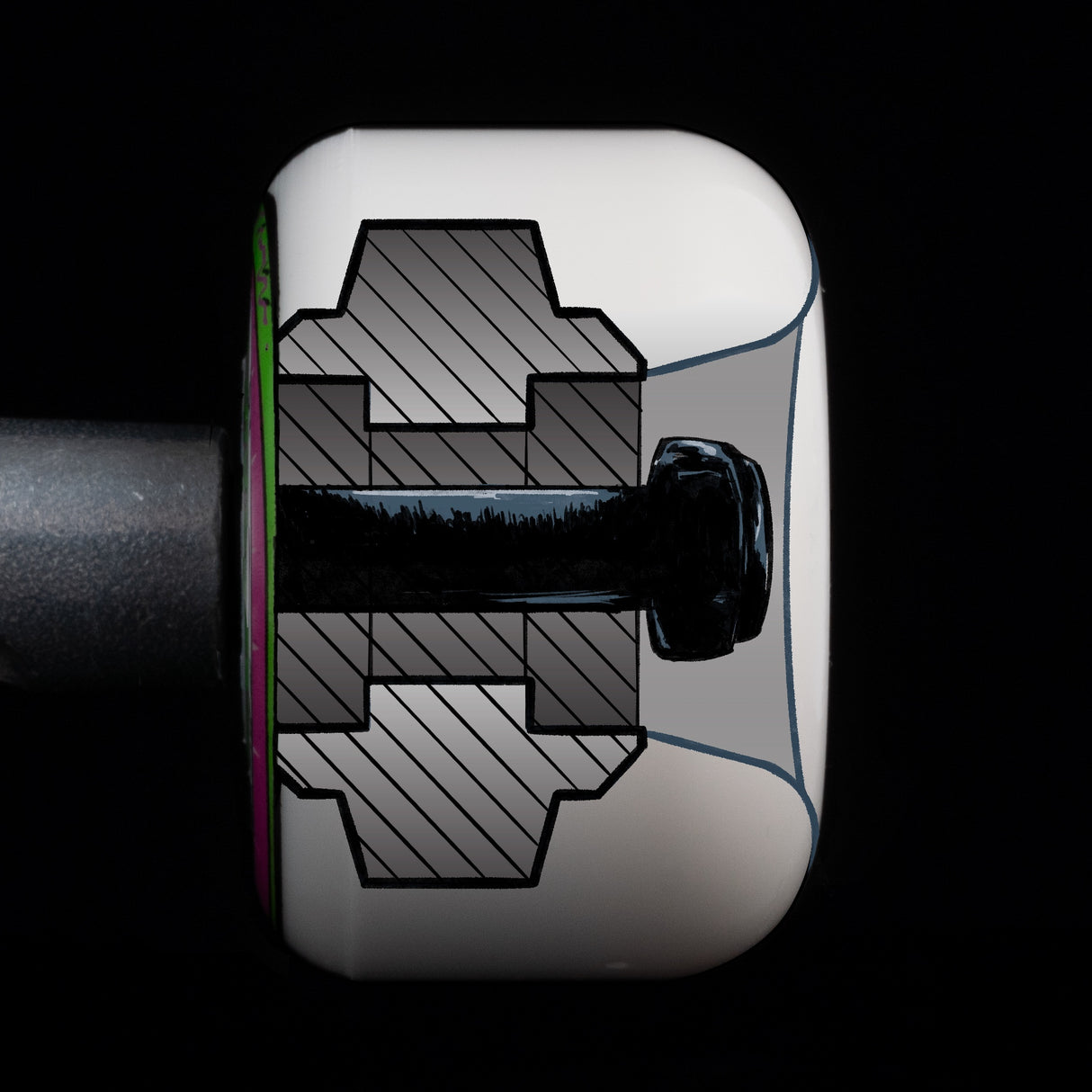 CICADA Freestyle Wheels - Radial 54mm, 97a