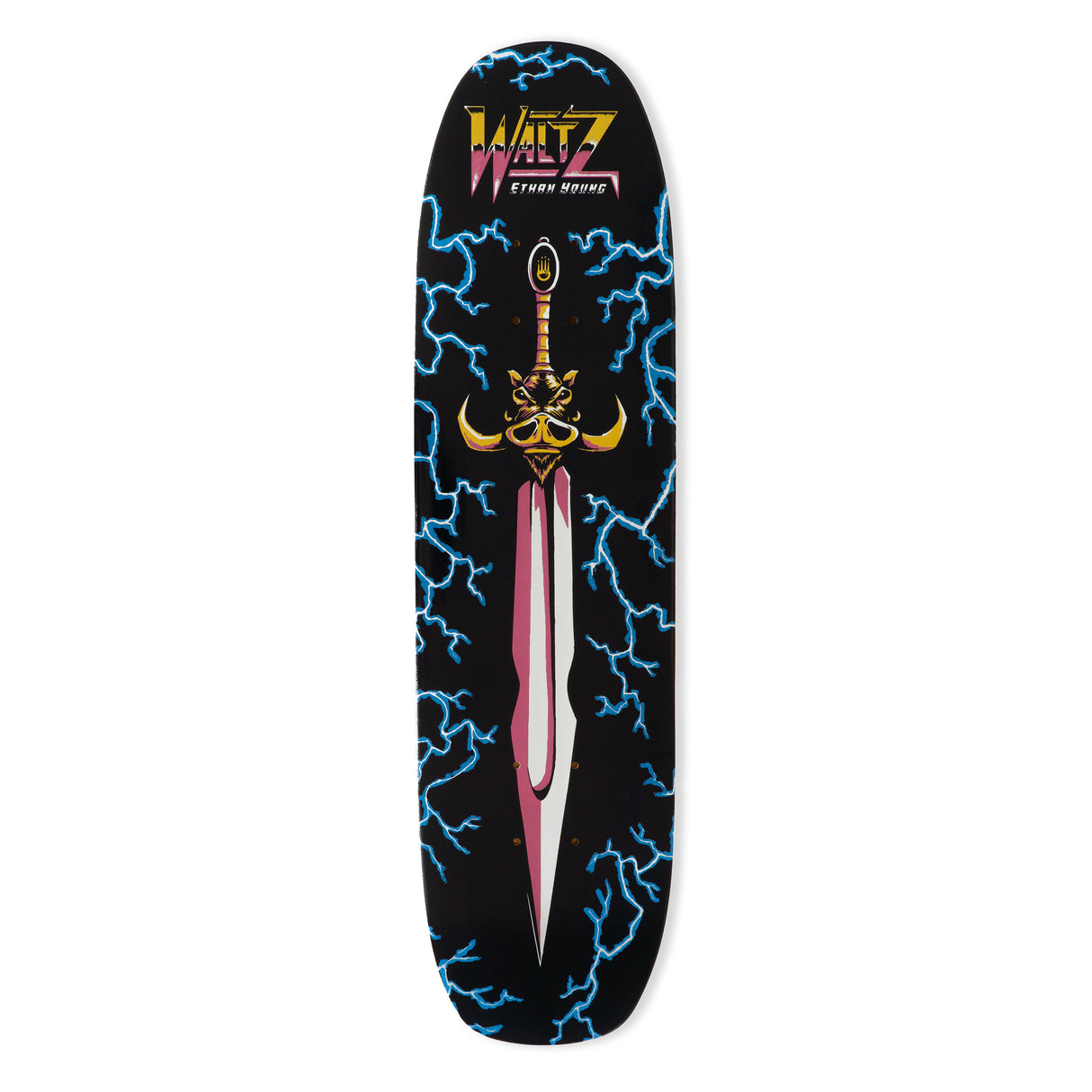 7.3" Spoon Nose Freestyle Skateboard Deck - Ethan Young Sword