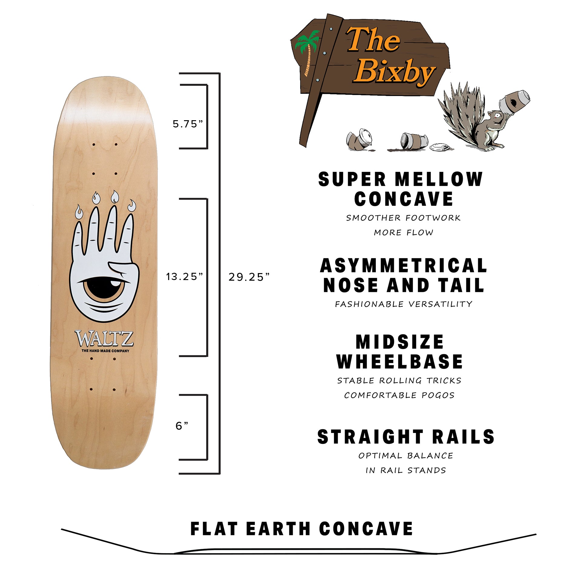 Freestyle Skateboard Shape Guide – Waltz Skateboarding