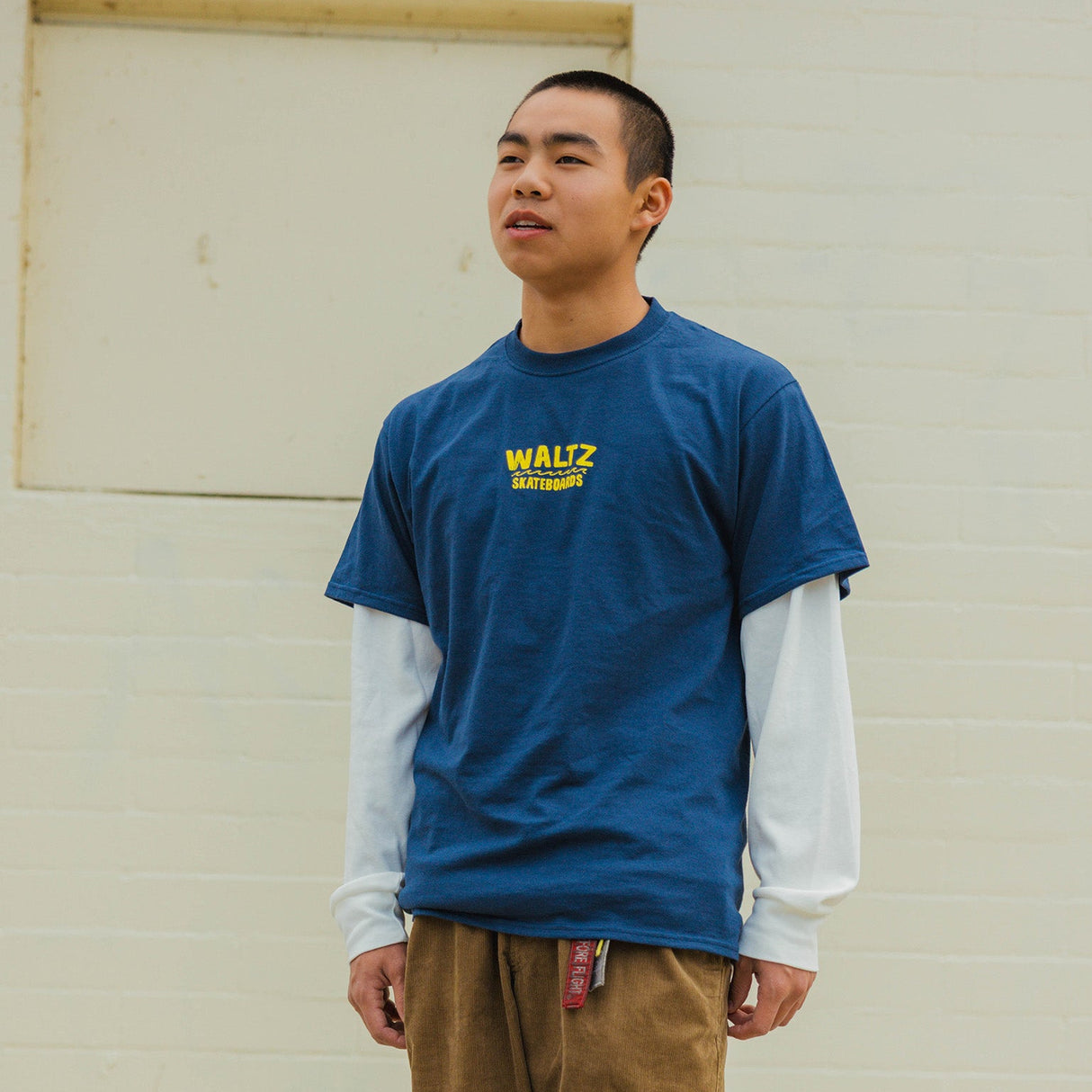 mens waltz wharf tshirt navy blue long beach